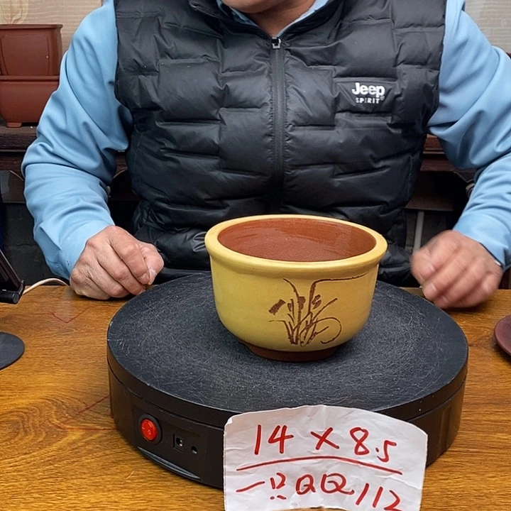 紫砂花盆货号一只QQ112