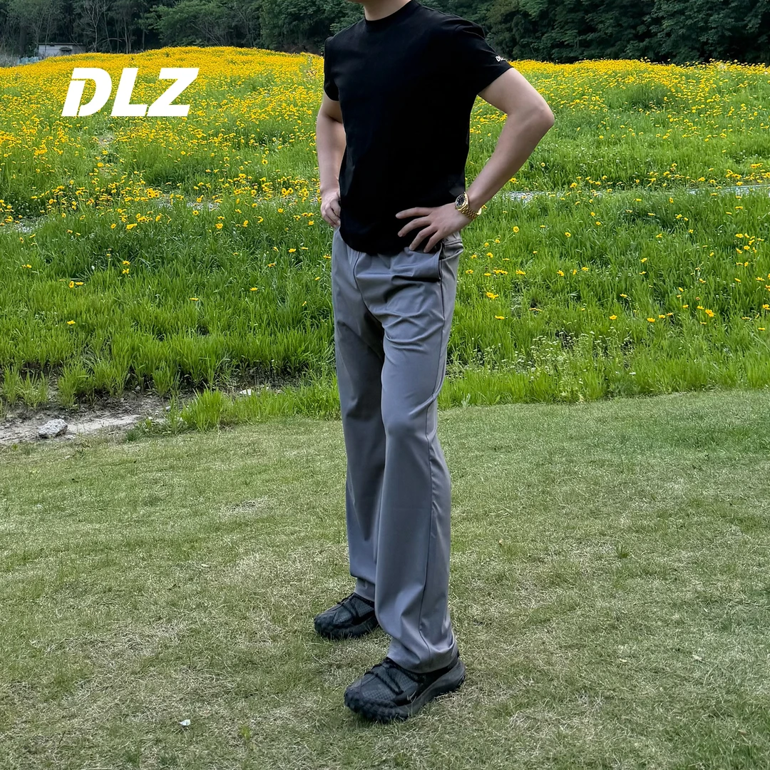 “冰皮长裤”凉感通勤运动健身美式高弹百搭弯刀休闲裤