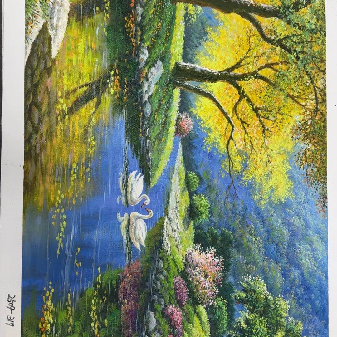 油画加油加油努力加油加油