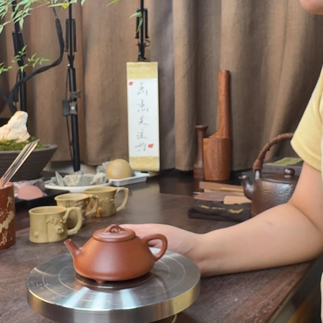 原矿朱泥彭年瓢半手工