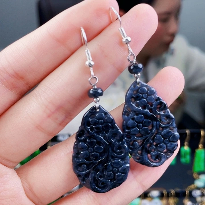 翡翠耳饰未镶嵌饰品