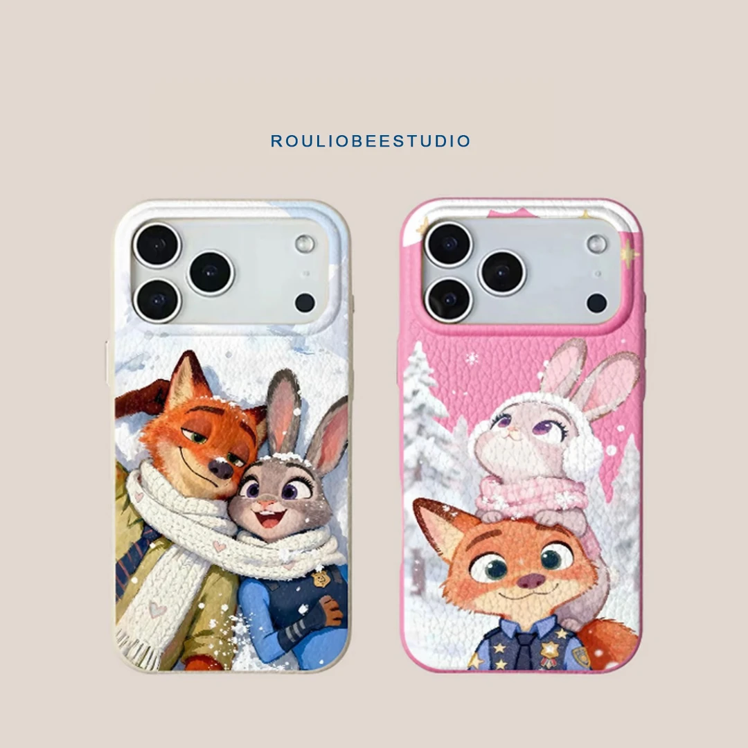 BANCA雪地围巾朱迪尼克适用苹果17/16手机壳华为vivoppo小米15