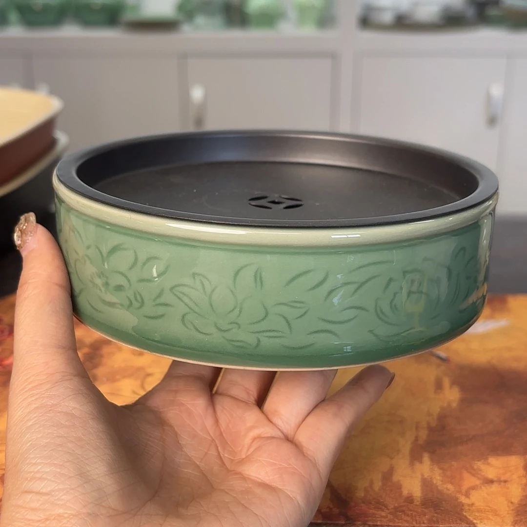 龙泉云间青瓷小米茶器