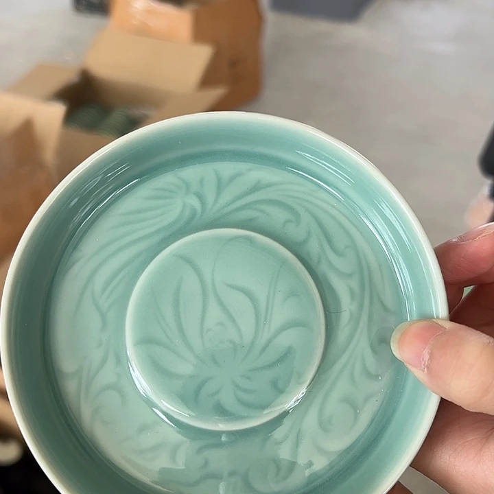 青瓷小米茶器龙泉青瓷
