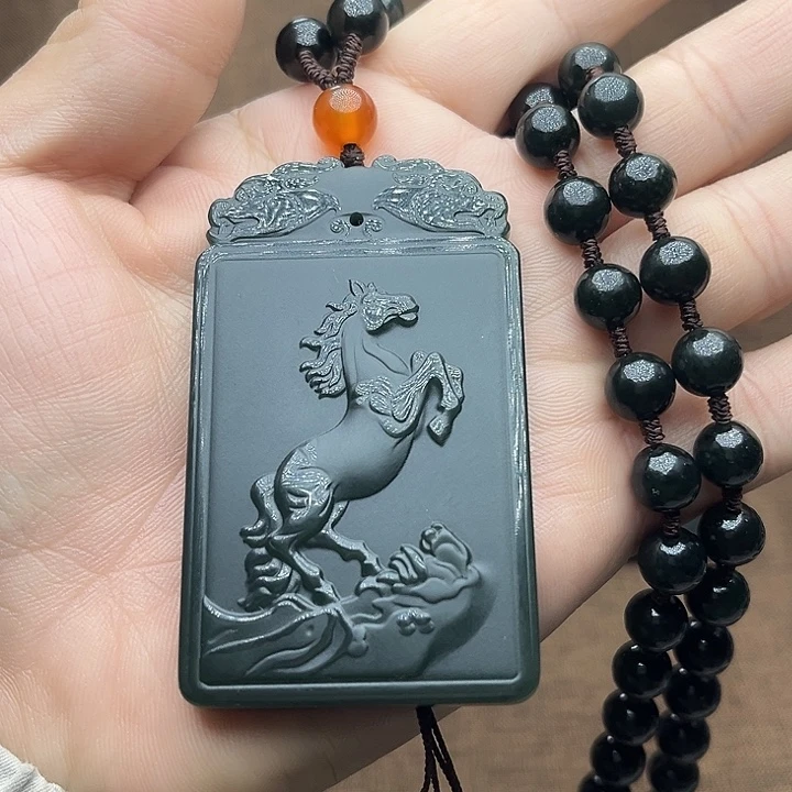 和田玉未镶嵌吊坠(赠链)