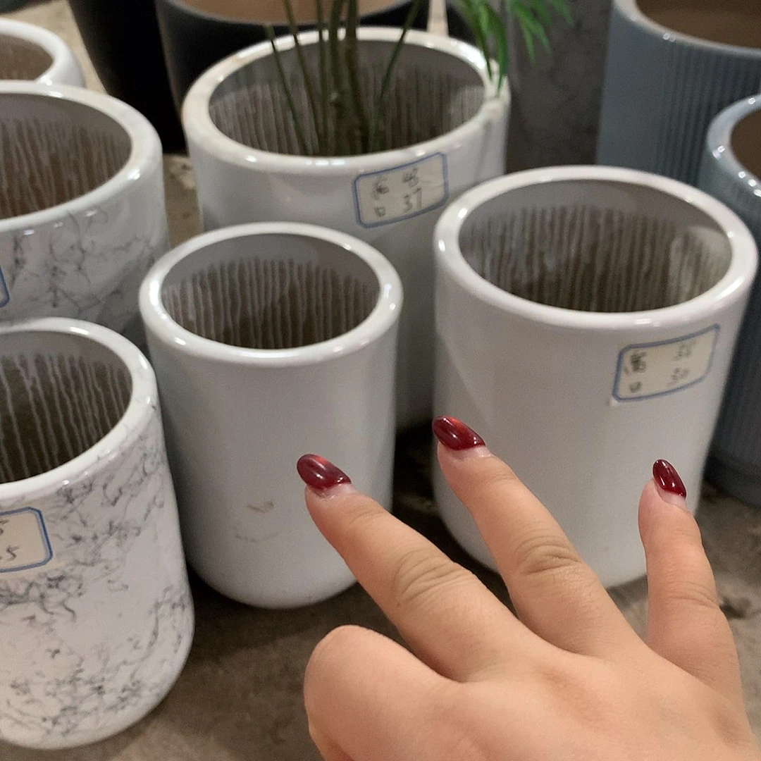 高温陶瓷花盆微瑕