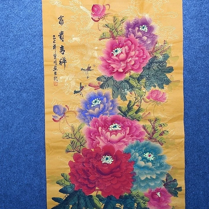 花鸟国画作品手绘
