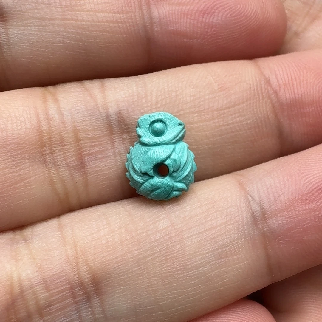 未镶嵌绿松石蜥蜴扣