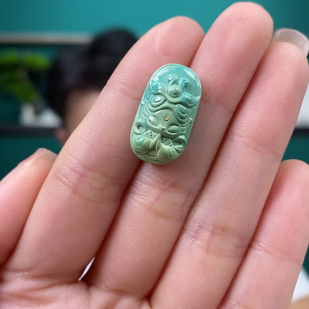 未镶嵌绿松石珠宝奇石