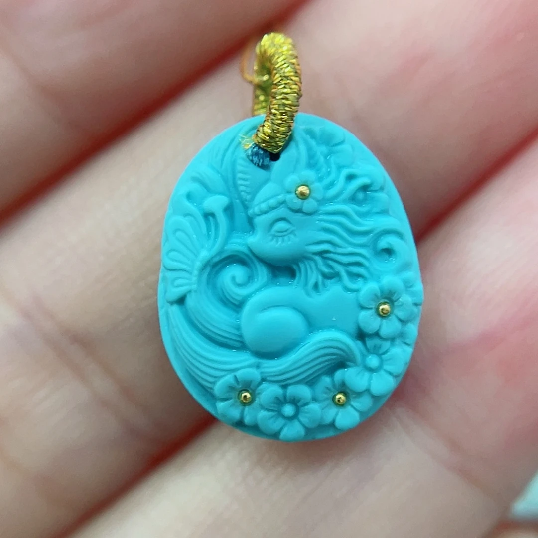 未镶嵌绿松石珠宝奇石