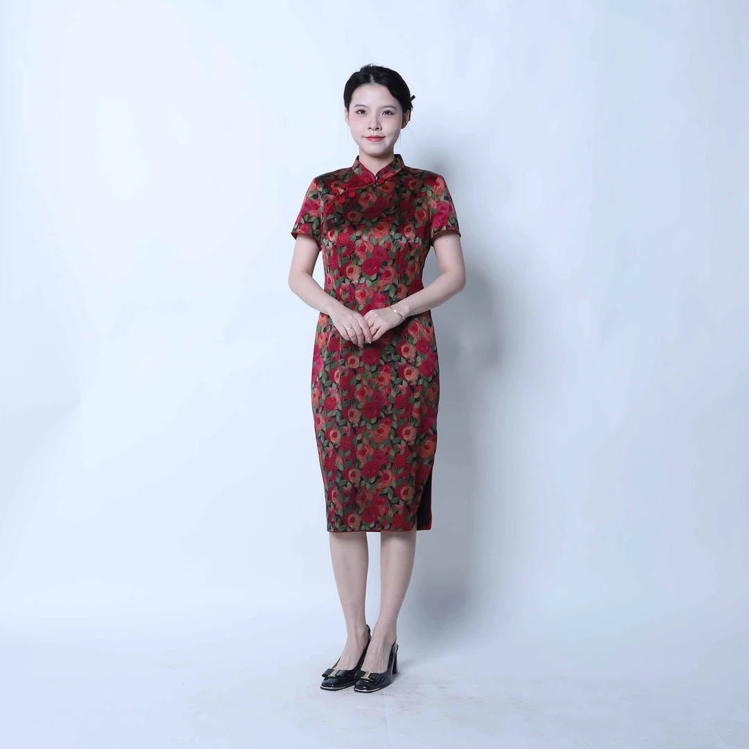 懿菲旗袍（紫气东来）YF2526S146-S525001