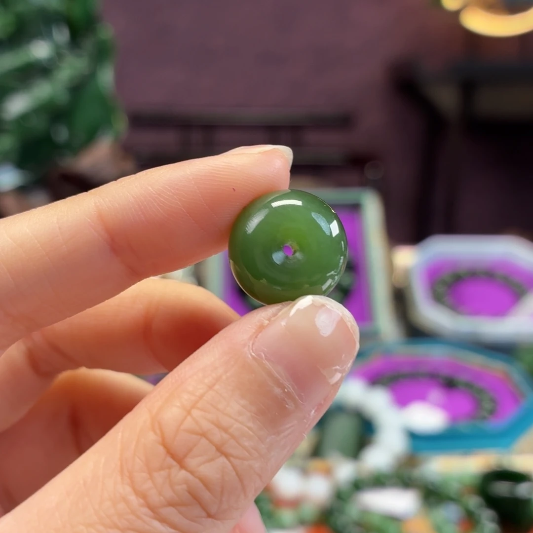 和田玉（碧玉）未镶嵌吊坠(赠链)