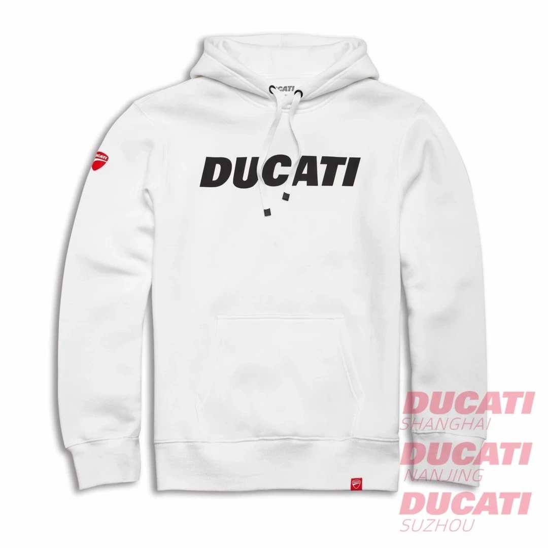 杜卡迪 Ducati Ducati Logo 连帽运动衫 白色