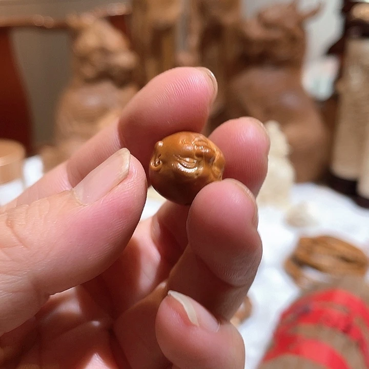 异***)非洲檀香无事牌老山檀香小单珠