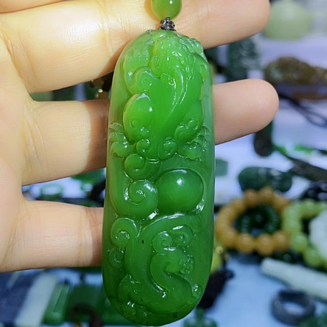 【闪购商品】未镶嵌和田玉（碧玉）挂件