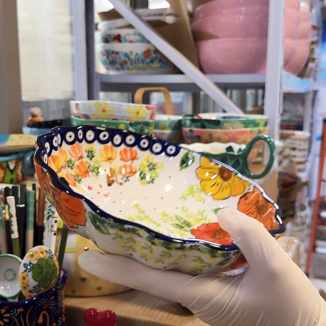 8英寸南瓜猫深盘一只