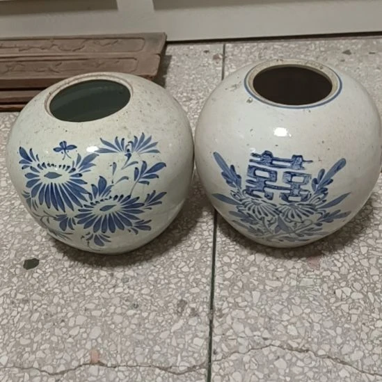 瓷片青花陶瓷摆件青花陶瓷摆件青花