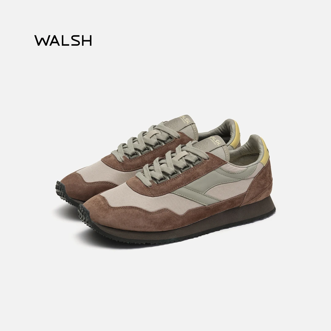 Norman Walsh25年早秋新品ENS系列复古休闲运动慢跑鞋男士鞋子
