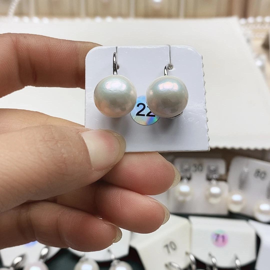 淡水珍珠银S925镶嵌颈饰