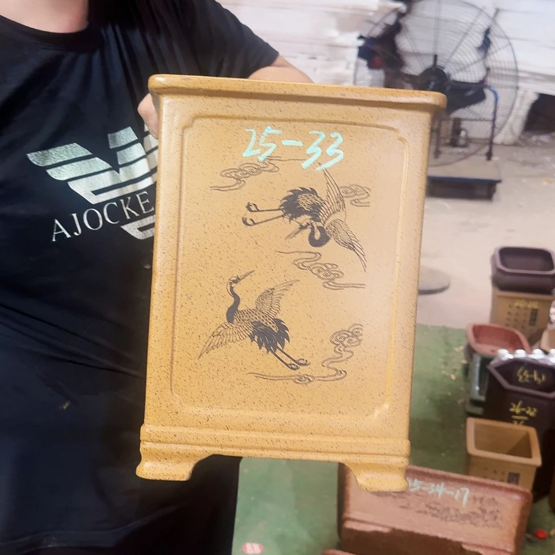 紫砂花盆紫砂花盆