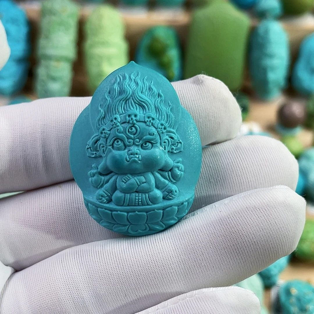 未镶嵌绿松石珠宝奇石