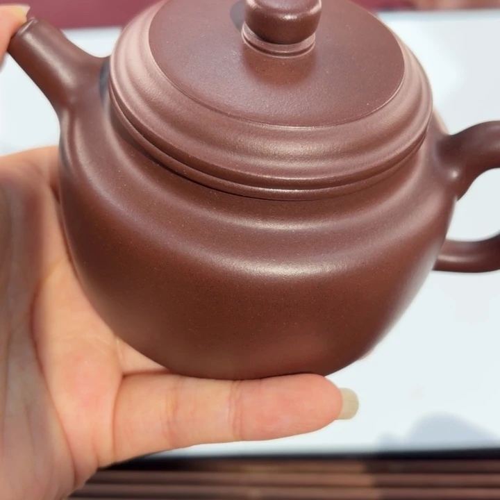 紫砂茶壶宜兴原矿老紫泥