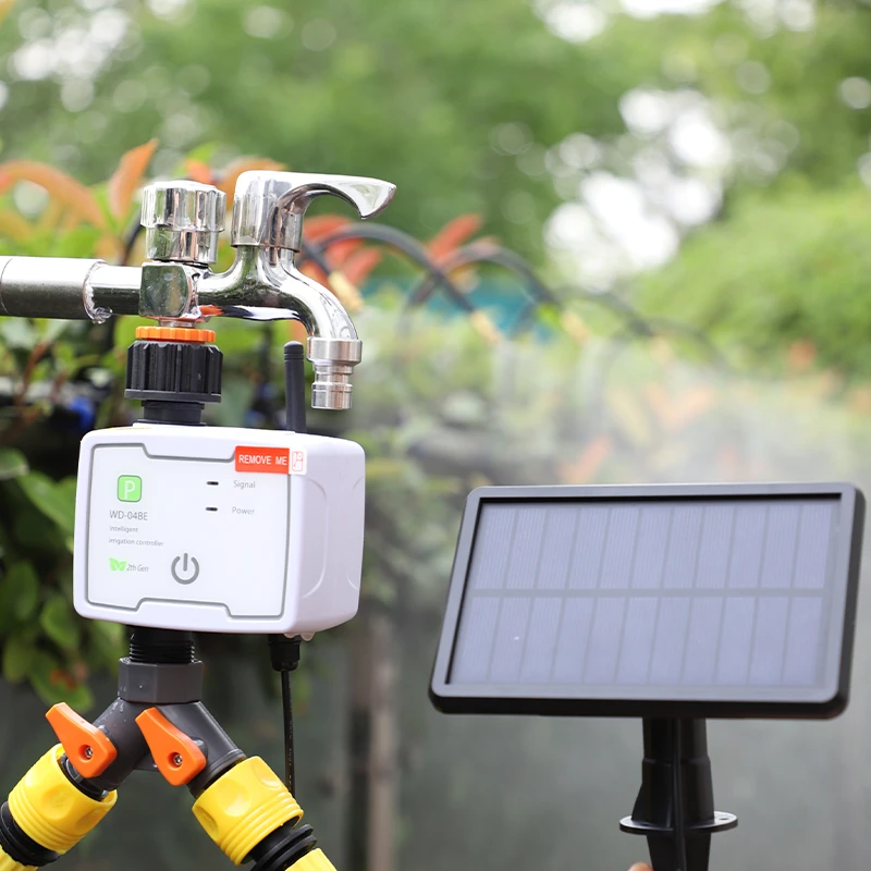 智能远程控制自动浇花器微喷灌溉定时水龙头淋花神器喷雾