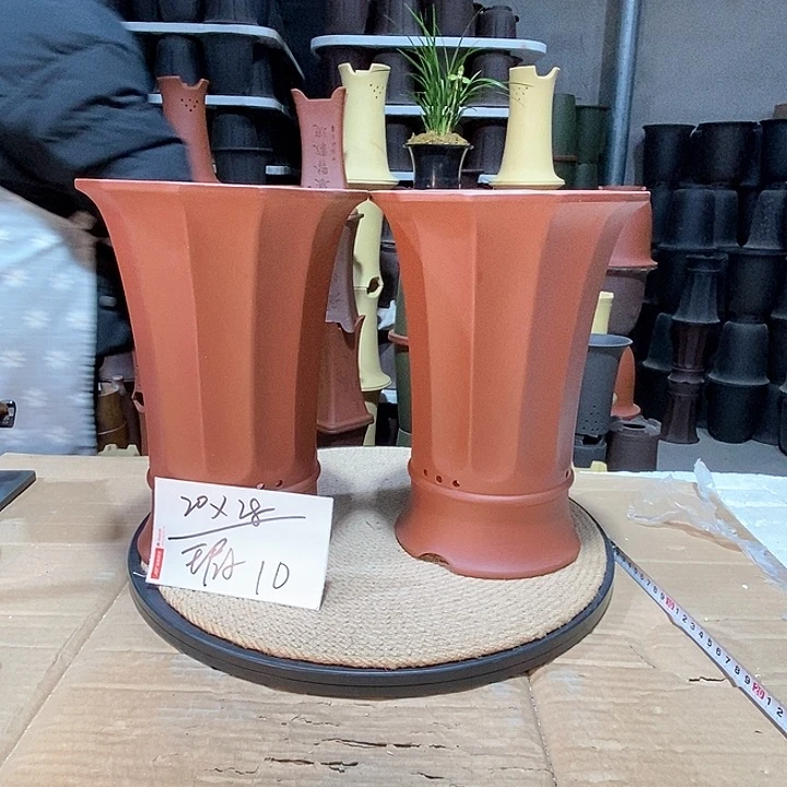 紫砂花盆紫砂花盆
