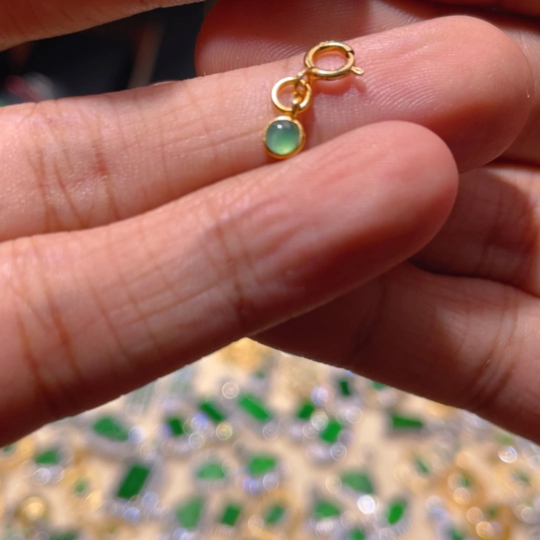 翡翠银S925镶嵌颈饰