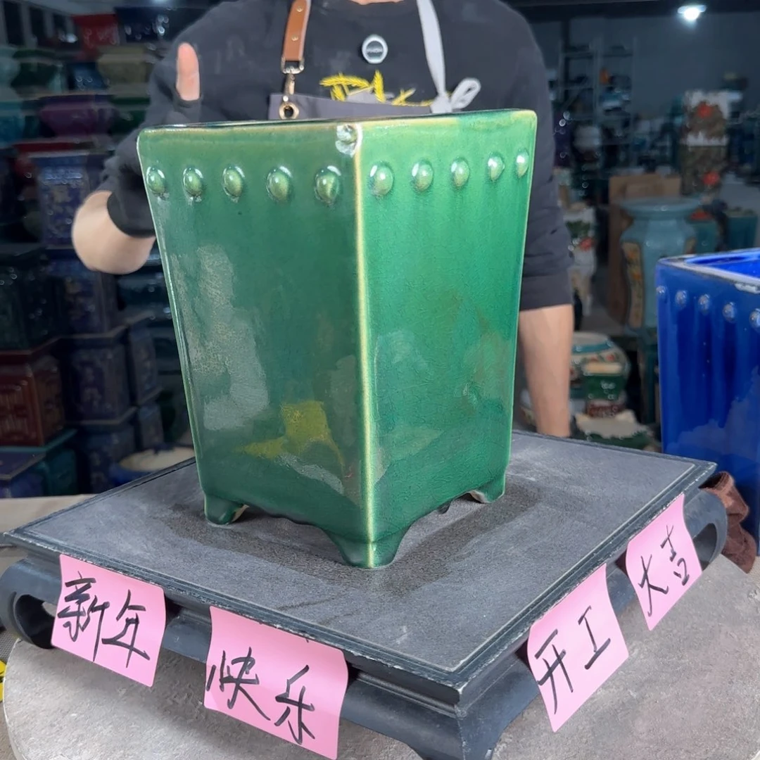 一风堂石湾花盆。微瑕021