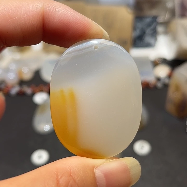 玛瑙/玉髓未镶嵌吊坠(不含链)