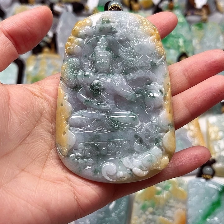 福***壶翡翠未镶嵌颈饰挂件