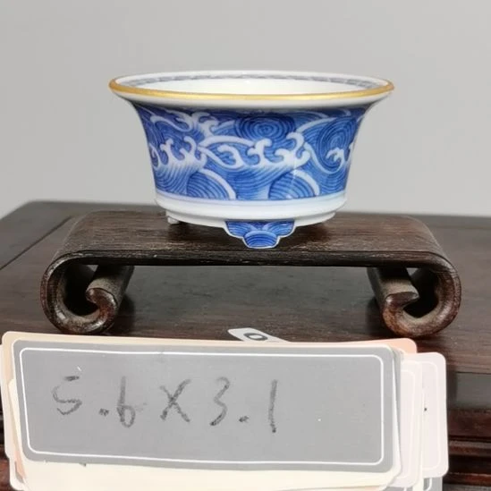 手工手绘釉盆大徳堂