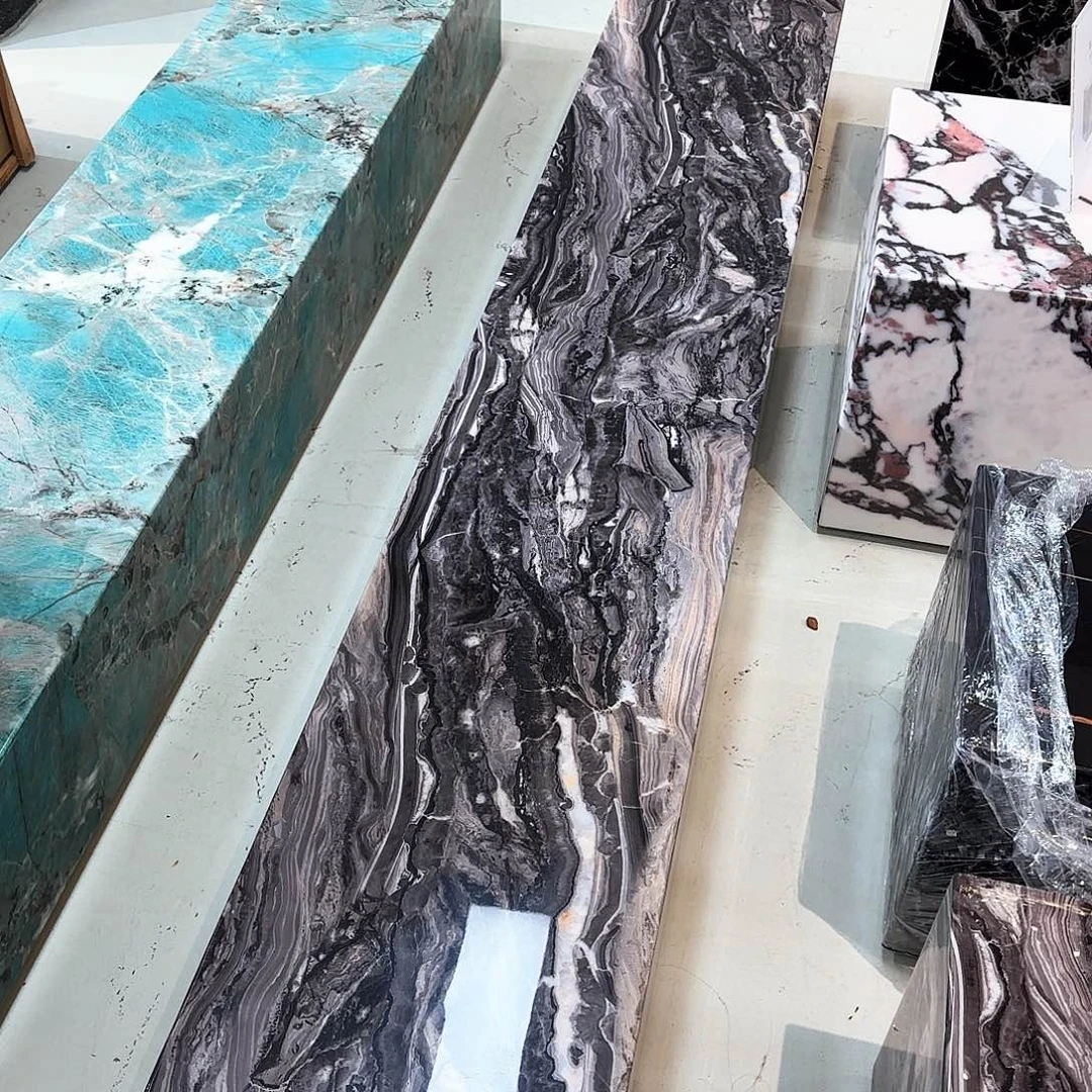 大理石落地电视柜2米 运费自理