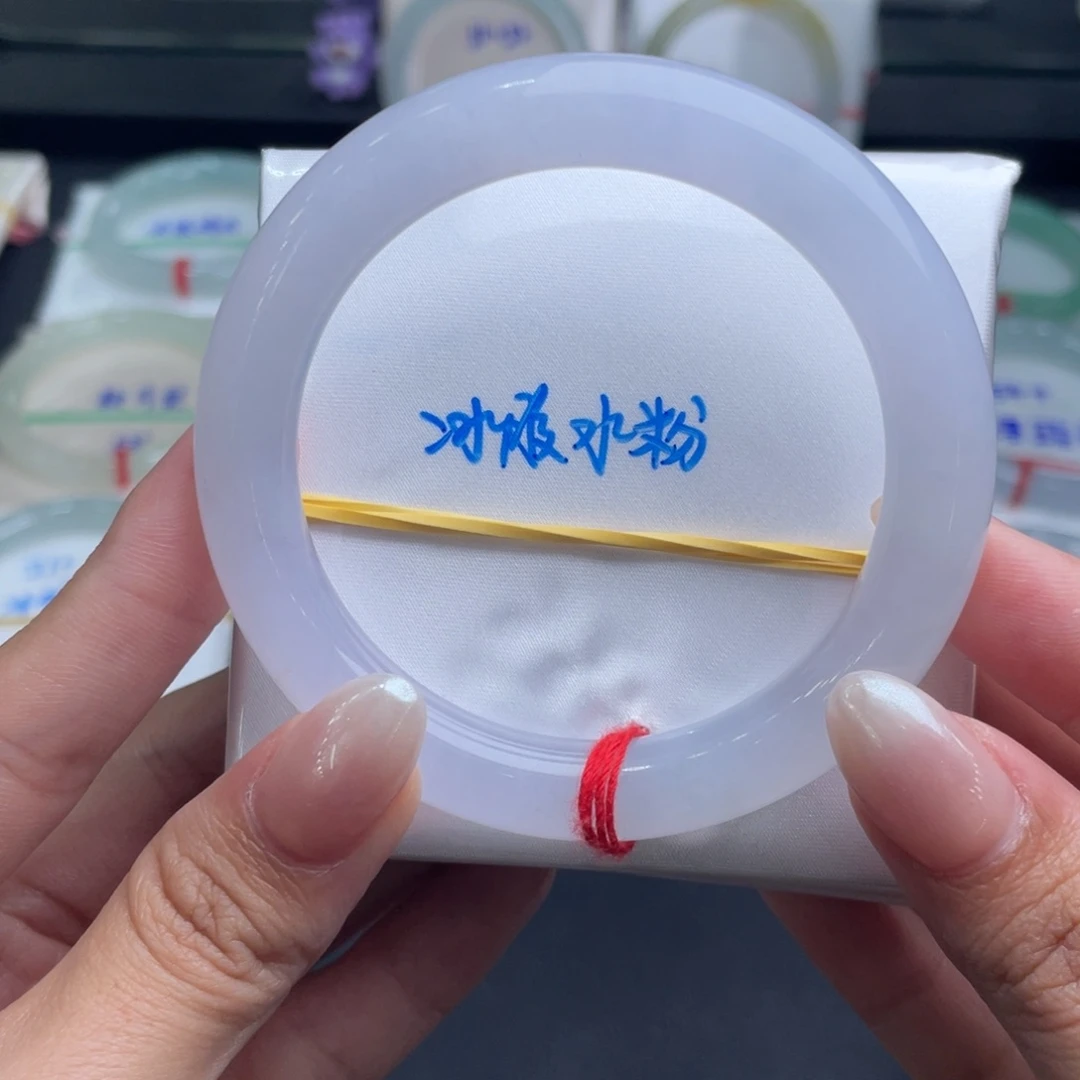 翡翠未镶嵌手镯23号