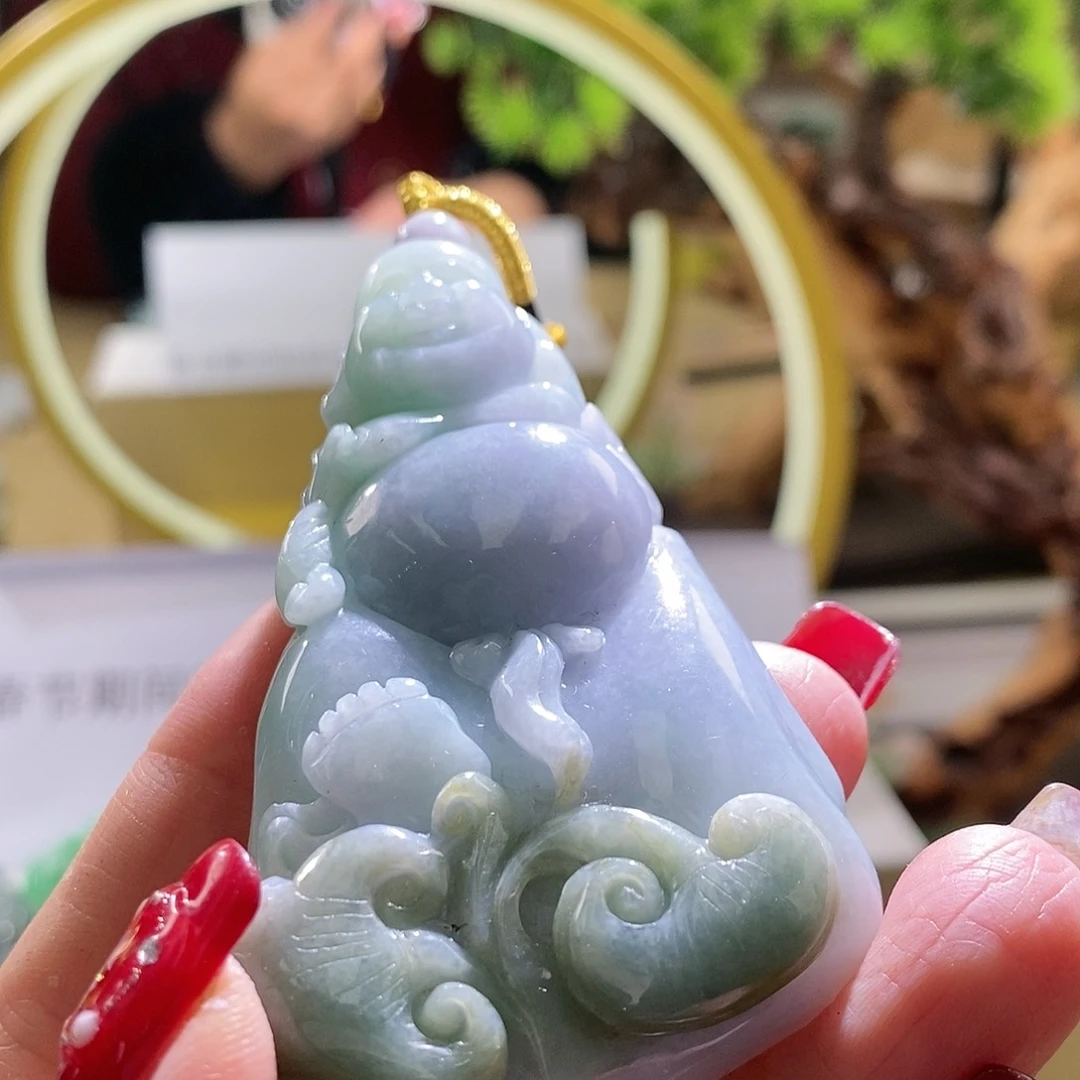 【闪购商品】翡翠颈饰未镶嵌佛