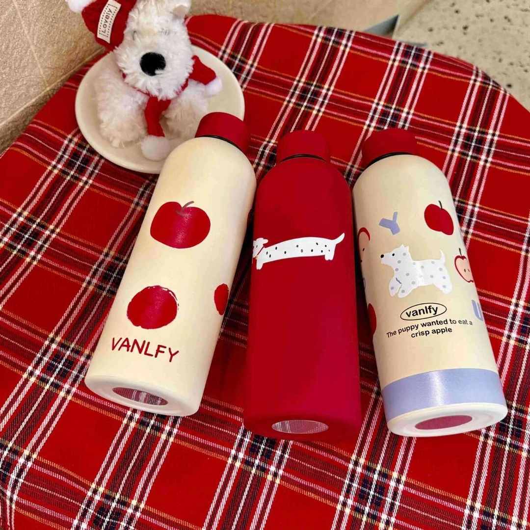 大容量咖啡牛奶杯女生高颜值304不锈钢保温杯可爱简约女学生防摔