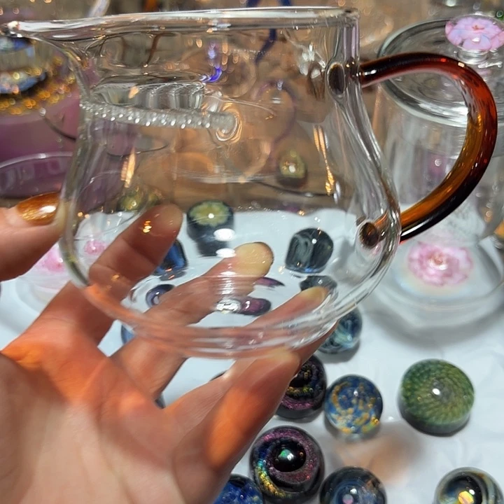 玻璃茶器月牙公道