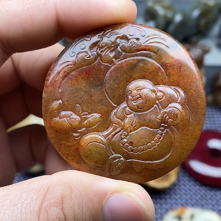 未镶嵌蛇纹石玉颈饰