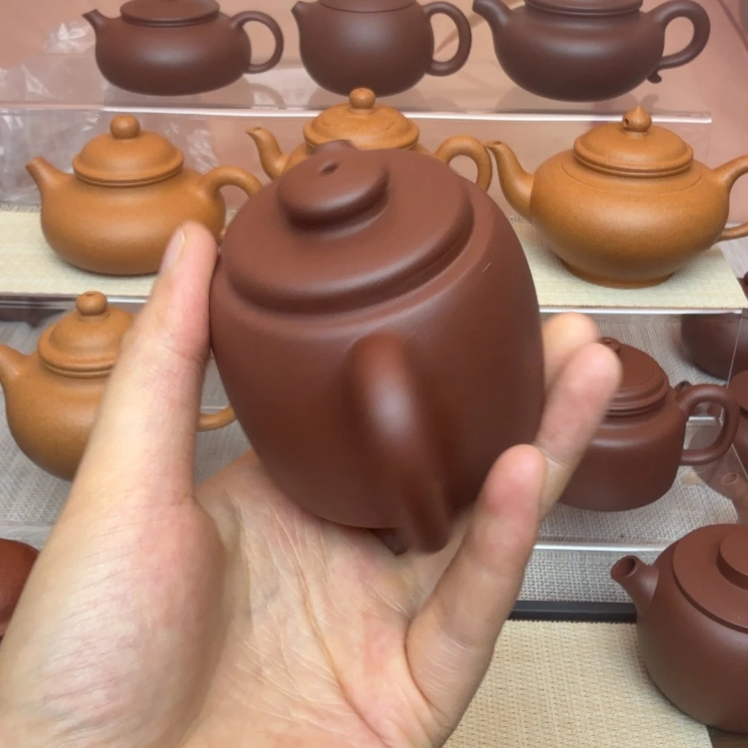 圣***凯茶壶紫砂巨轮140cc