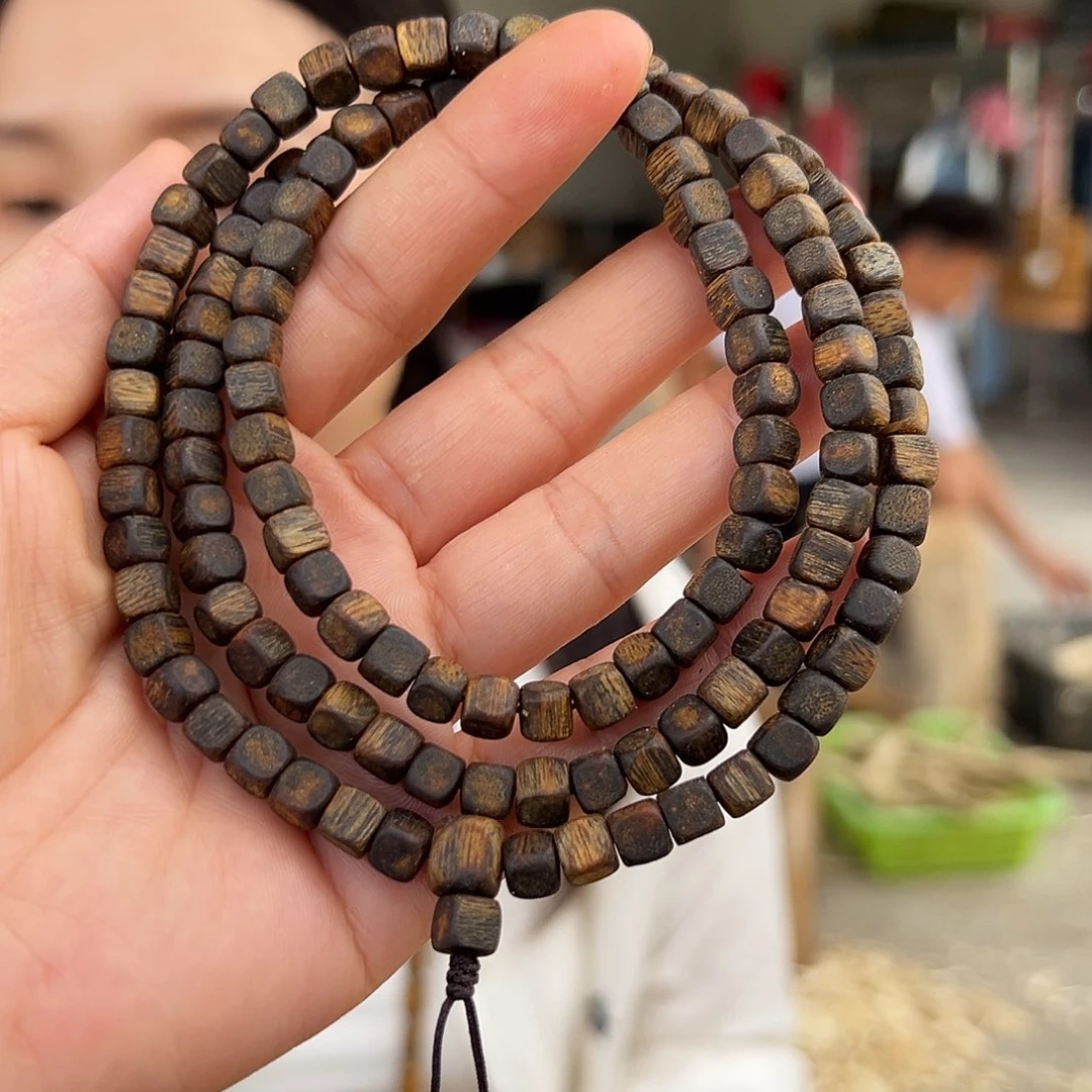 手串沉香海南高山老树流油王源母树方糖珠多样性发其一