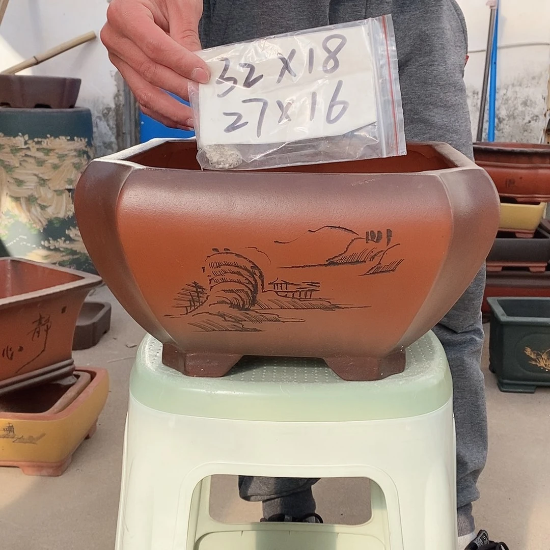 紫砂花盆紫砂花盆