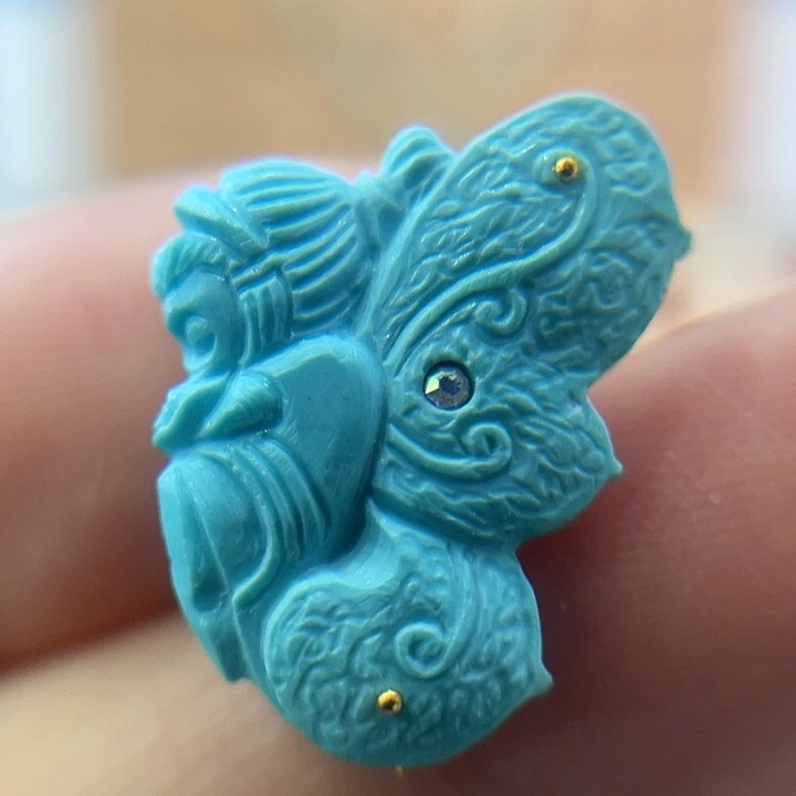 绿松石未镶嵌珠宝奇石