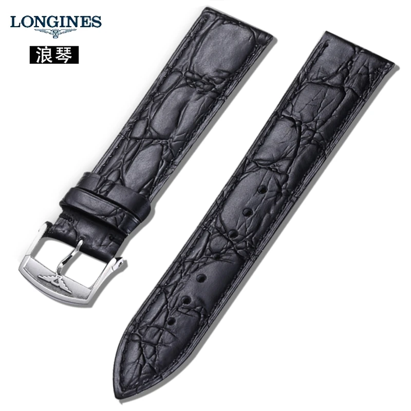 瑰丽真皮表带适配名匠律雅L4L2嘉岚军旗系列男女款原装手表带针扣