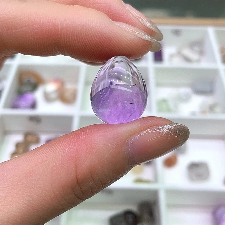 未镶嵌珠宝半成品紫晶2118