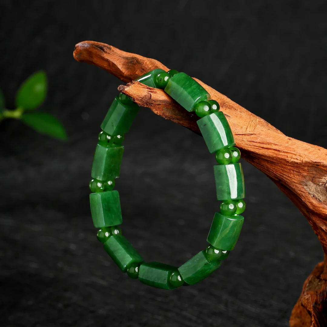 【节节高升】和田玉碧玉手排手串设计款多样性发一件