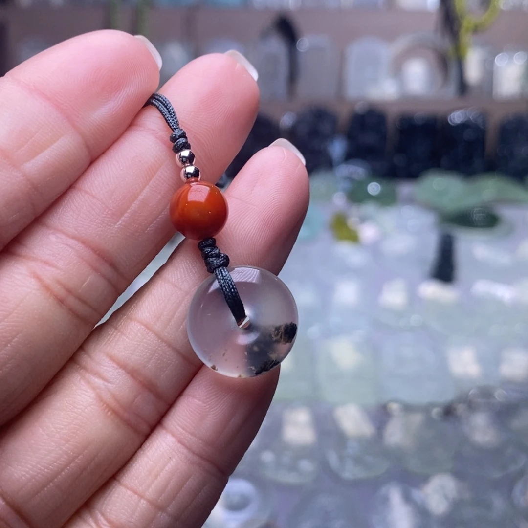 蛇纹石玉未镶嵌手机链不退不换