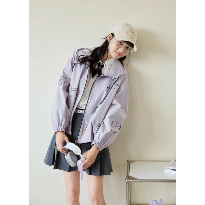 【1月26日 晚上18:00 紫涵品牌专场一定要来！】紫涵连帽外套2025年