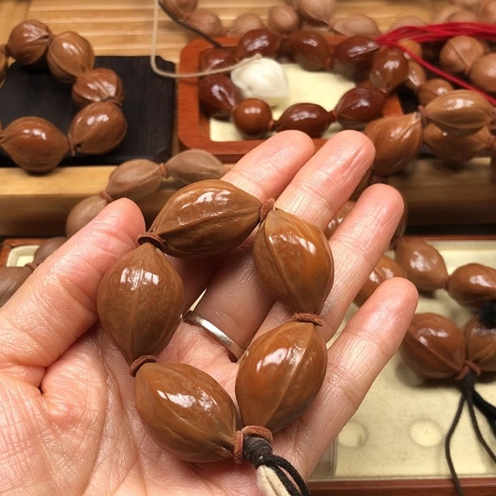 S***y手串橄榄核梅林铁核20 X29处理手捻