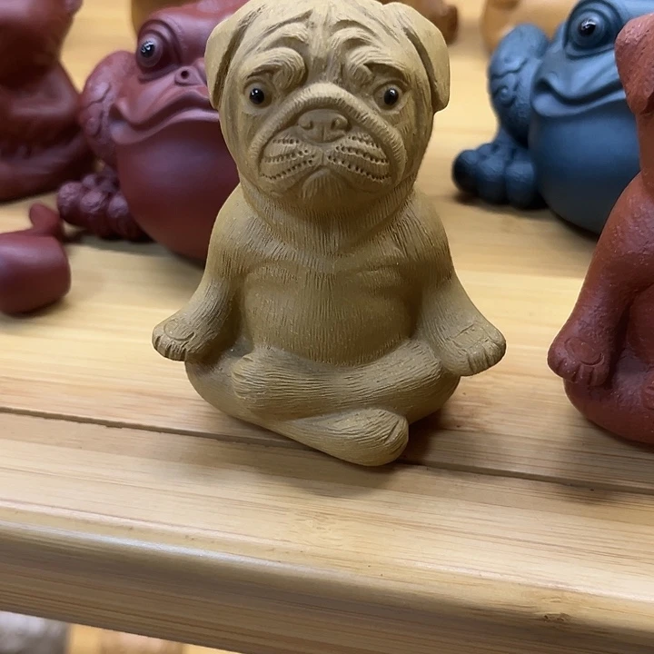 K***o紫砂茶宠紫砂八哥茶宠摆件